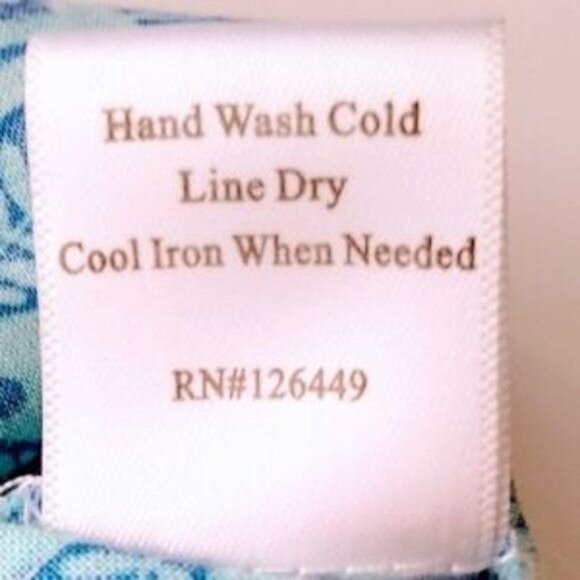 Luciano Dante Floral Rhinestone Beachy Resort Wear Tropical Tunic Size Small - Picture 9 of 12